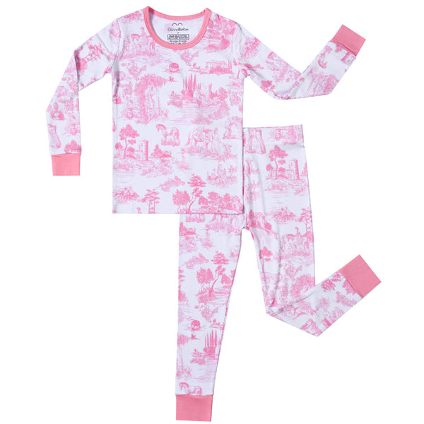 Red & Yellow Airplane Bamboo Baby Pajama Set – Soft Two-Piece Viscose from Bamboo Outfit for Little Boys & Girls