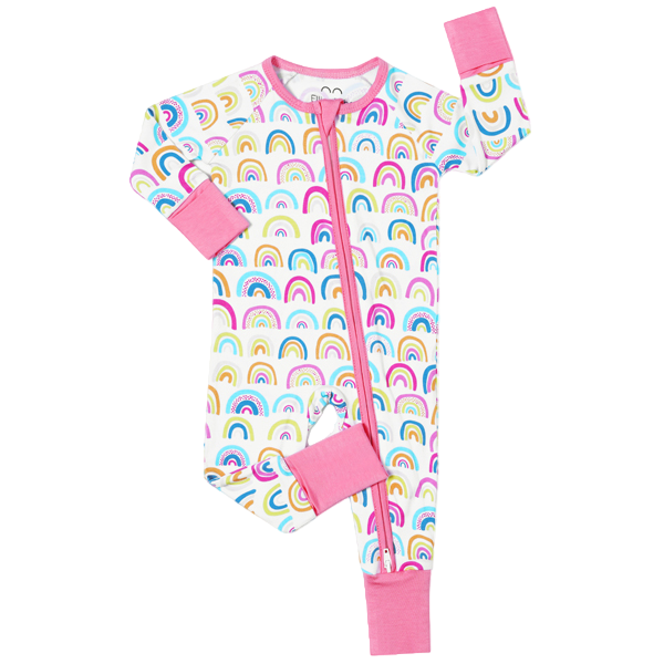 Banana Bamboo Baby Zippy Romper – Cute Fruit Print One-Piece Sleeper with Soft Bamboo Viscose for Infants & Toddlers