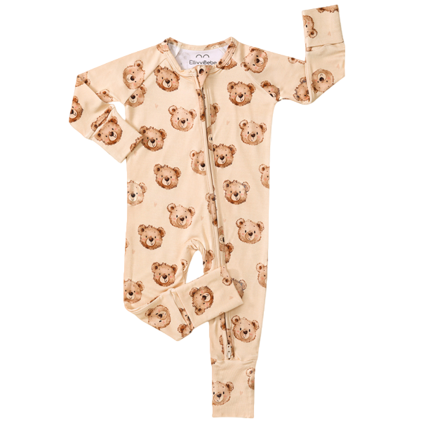 Banana Bamboo Baby Zippy Romper – Cute Fruit Print One-Piece Sleeper with Soft Bamboo Viscose for Infants & Toddlers
