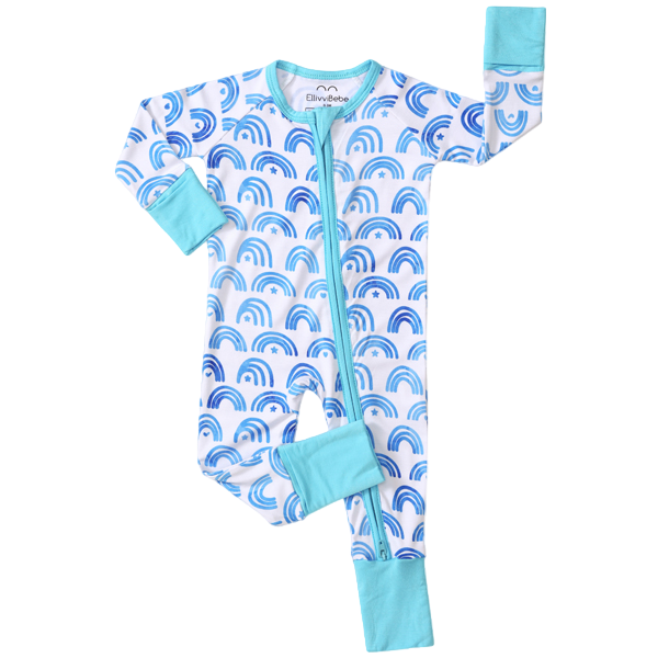 Fresh Lemon Bamboo Baby Romper – Soft & Stretchy Viscose from Bamboo Zip Sleeper for Babies and Toddlers